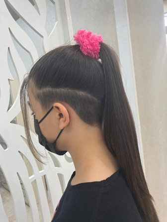 دم اسبی مدل مو دور کوتاه دخترانه
