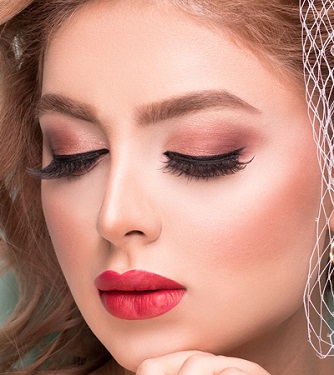 آرایش محفلی جدید میکاپ عربی شاین